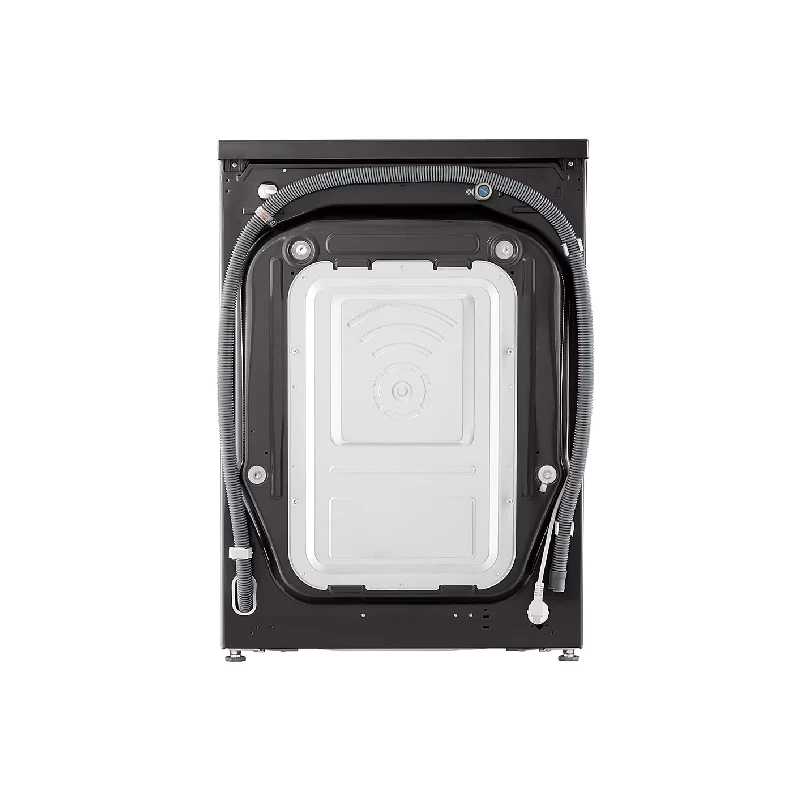 Lg Washing Machine 12Kg &Amp; 8Kg Washer &Amp; Dryer, Front Load, Ai Dd, Steam, Chrome Rim, Glass Door, Smart Diagnosis, Thinq Wi-Fi, Turbo Wash F4V9Bdp2Ee
