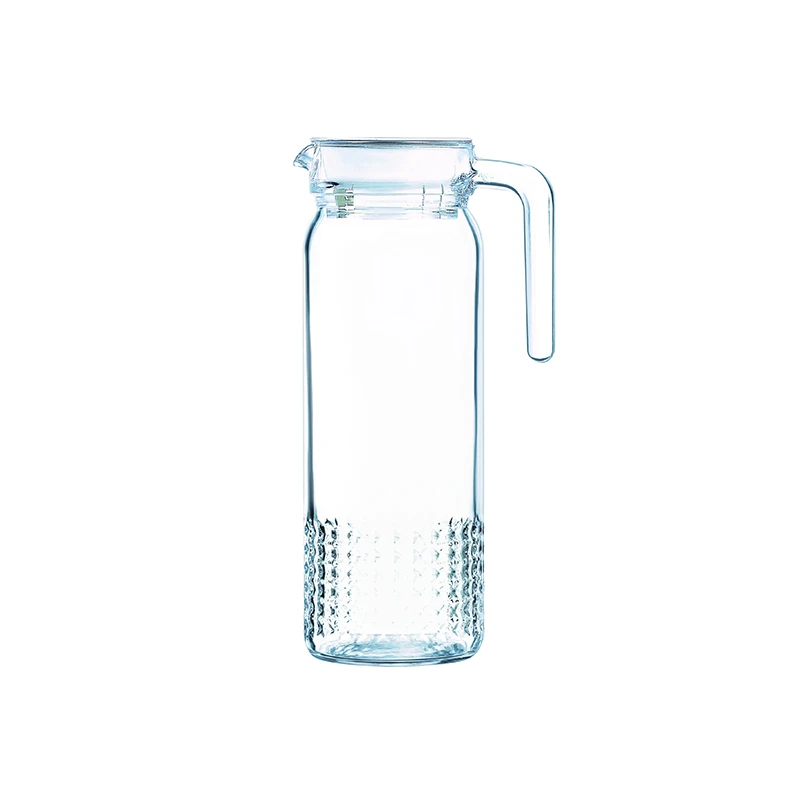 Luminarc Gridz Fridge Jug With Lid 1.3L Q3653 1 Luminarc Gridz Fridge Jug With Lid 1.3L Q3653