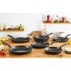 Tefal Total Wokpan 28cm Non Electric G1521944 aluminium material heat indicator thermo signal titanium coating