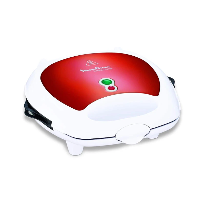 Moulinex Sandwich Toaster 2 Slice 3 In 1 Waffle Grill And Sandwich 700W Sw612543 - Nonstick Coating Plates Detachable Plates Vertical Storage Light Indicator 1 Moulinex Sandwich, Panini &Amp; Waffle Maker 700W 3In1 Interchangeable Plates Sw612543