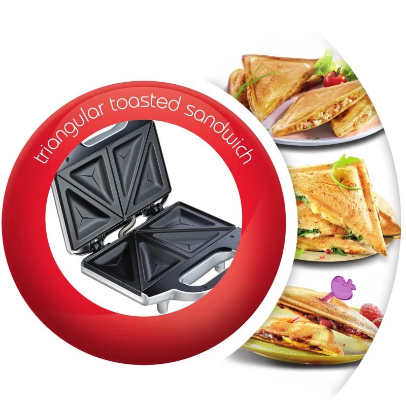 Moulinex Sandwich Maker 700W Sm154042 4 Moulinex Sandwich Maker 700W Sm154042