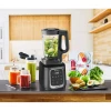 Moulinex Blender 2.6L Tritan Blender Jar with 2 Mills, 1600W, Razor Sharp 6 Blades, Infinity Mix, Digital Touch Control with 5 Automatic Programs, 10 Speed Settings, On the Go Bottle LM91HD27