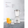 Nikai Blender 1.5l with Dry Grinder 300w Nb1700t3 Unbreakable Jar Stainless Steel Blades 2 Speeds With Pulse