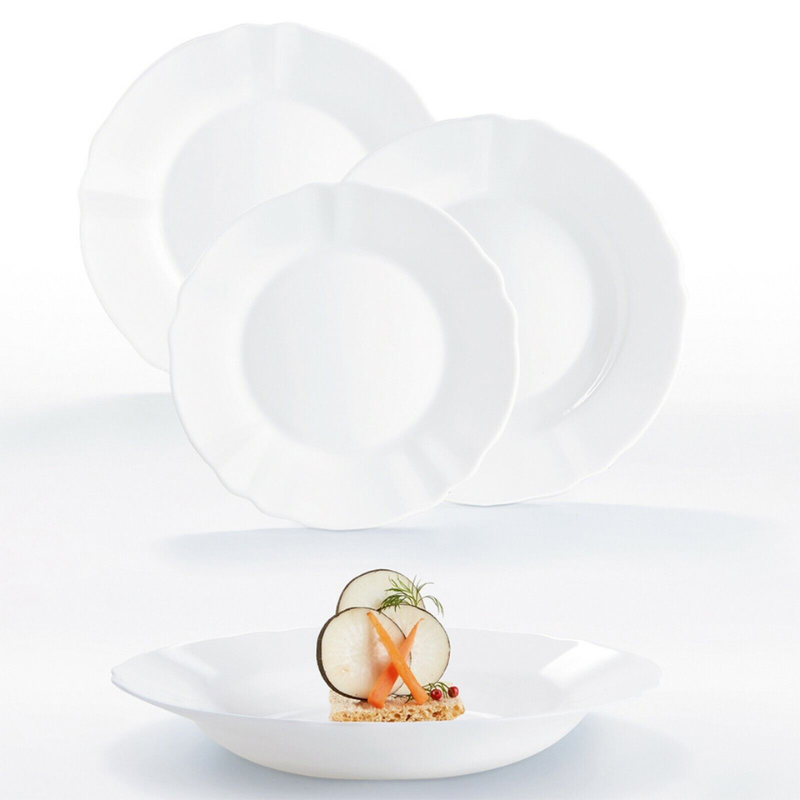 Luminarc Louis Xv Dessert Plate 19Cm V0723 6Pcs Set 3 Luminarc Louis Xv Dessert Plate 19Cm V0723 6Pcs Set