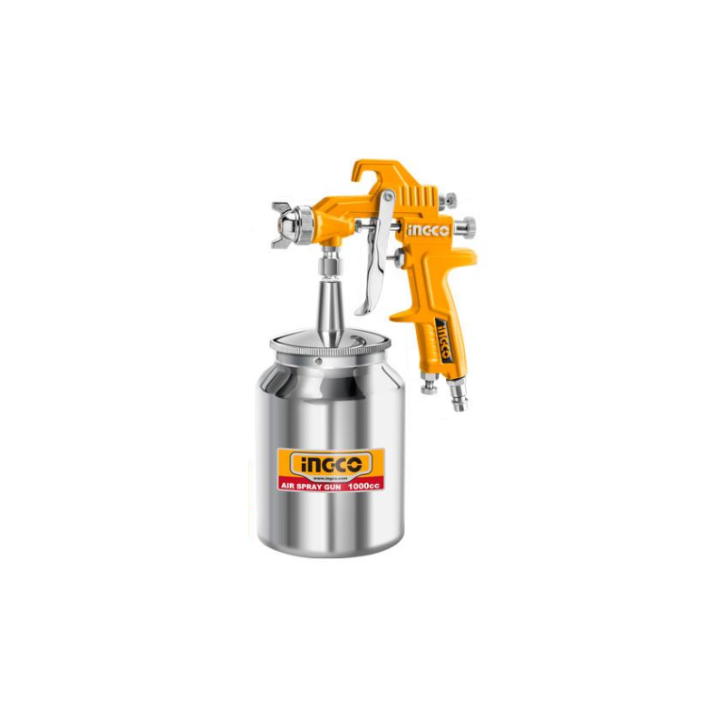 Ingco Air Spray Gun 1000Cc With With Europe, Usa, Nitto &Amp; Italy Type Connector Asg3105 1 Ingco Air Spray Gun 1000Cc With With Europe, Usa, Nitto &Amp; Italy Type Connector Asg3105