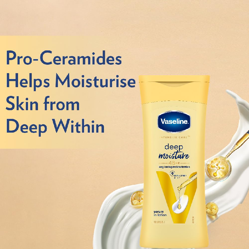 Vaseline Intensive Care Body Lotion Deep Moisture 400Ml (Pack Of 3Pcs) 4 Vaseline Intensive Care Body Lotion Deep Moisture 400Ml (Pack Of 3Pcs)