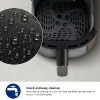 Philips Digital Air Fryer 4.2L 1500W with LED Display, Glass Window, Cool Wall Exterior NA220/09
