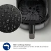 Philips Digital Air Fryer 4.2L 1500W with LED Display, Glass Window, Cool Wall Exterior NA220/09