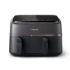 Philips Dual Basket Air Fryer 9L 2750W with LED Display, 8 Presets, Rapid Airflow Design NA350/00