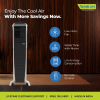 Symphony Tower Air Cooler 55L with Magnetic Full Function Remote DIET 3D 55i+