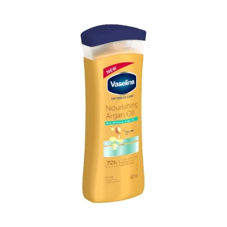 Vaseline Nourishing Body Lotion Argan Oil 400ml - Set of 3 Pcs
