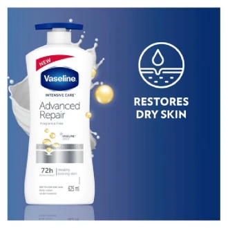 Vaseline Body Lotion Derma Care Advanced Repair 625ml (Pack of 3pcs)