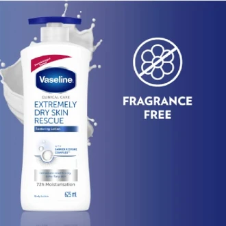 Vaseline Clinical Care Body Lotion Extremely Dry Skin Rescue 625ml - Set of 3 Pcs