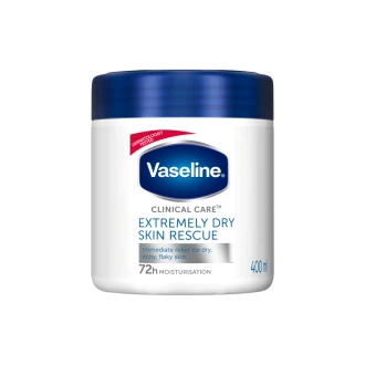 Vaseline Moisturizing Body Cream Extremely Dry Skin Rescue 400ml - Set of 3 Pcs