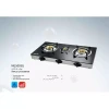Nikai Gas Cooker 3 Burner Glass 7mm Tempered NG5093G Tempered Glass Auto Ignition System Blue Flame