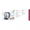 Nikai Jug Kettle 1.7L Steel With Cord Storage 2200W NK420A Automatic Shut Off Boil Dry Protection With Indicator Stainless Steel Body