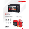 Nikai Oven Electric 100l with Rosting Function 4 Knobs Control 2200w NT1008RCAX 90 Mins Timer Double Glass Panel Stainless Steel Heating Elements With Thermostat