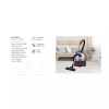 Nikai Vacuum Cleaner 3.5l Carry Handle with Cloth Bag 2000w NVC9260A1 Metal Telescopic Tube Exhaust Filter Multipurpose Brush For Floor And Carpet High Efficiency Motor