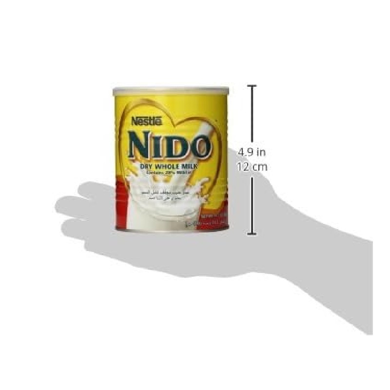 Nestle Nido Milk Powder, Fortified, Rich In Fiber, Immunity - Iron, Zinc, Vitamins A,C &Amp; D 400G Tin 2 Nestle Nido Milk Powder, Fortified, Rich In Fiber, Immunity - Iron, Zinc, Vitamins A,C &Amp; D 400G Tin - Set Of 3 Pcs