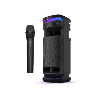 Sony Bluetooth  Party Speaker ULT Tower 10 with ULT Button, Powerfull Bass,25hrs Backup, IP67 Rating, Sound & Party Lights, Wireless Mic for Karaoke,Touch Panel SRS-ULT1000