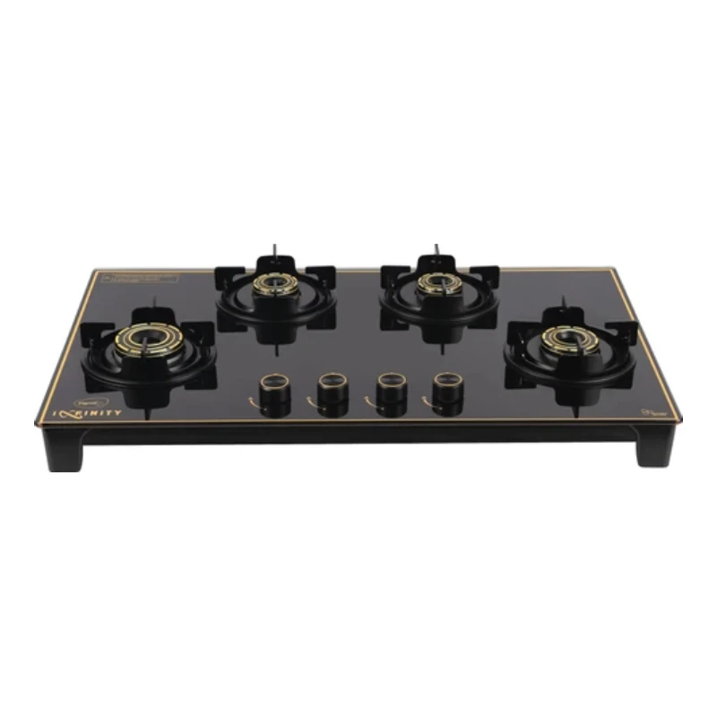Pigeon 4-Burner Gas Cooker – Infinity Gold Glass Top 8Mm Tempered With Titan Burners 19004327 1 Pigeon 4-Burner Gas Cooker – Infinity Gold Glass Top 8Mm Tempered With Titan Burners 19004327