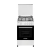 Nikai Oven Cooking Range 4 Grill Option Burner Single Glass Ovens Door 50x50cm U2110N5 Glass Lid Pan Support Gas Pool Burners 5 Knobs With Full Safety