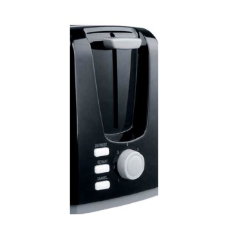 Nikai Toaster 2 Slice Browning Control 750W NBT555S1 Stainless Steel Panel On Plastic Housing With Cancel, Defrost And Reheat Functions Detachable Drip Tray