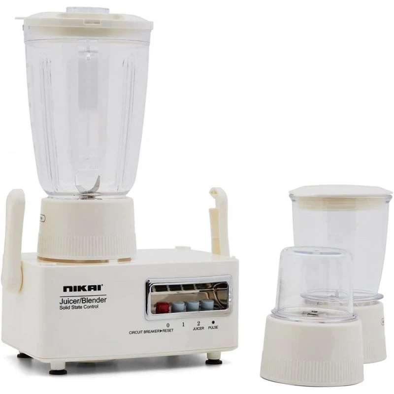 Nikai Juicer Extractor 1.6L 4 In 1 Juicer Blender Meat Chopper And Grinder 300W Nfp1724N 2 Speed With Pulse Function Powerful Motor With Thermostat Stainless Steel Blades 6 Nikai Juicer Extractor 1.6L 4 In 1 Juicer Blender Meat Chopper And Grinder 300W Nfp1724N 2 Speed With Pulse Function Powerful Motor With Thermostat Stainless Steel Blades