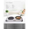 Nikai Hot Plate 188MM Double Steel Body 2500W NKTOE5N2 Overheat Protection System Power Indicator Light Adjustable Thermostat Control