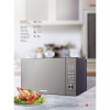 Nikai Microwave 25l Digital 5 Power Levels with Grill Function 900W NMO250MDG Defrost Settings Cooking End Signal 10 Auto Menus Mirror Finish Push Button Door
