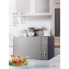 Nikai Microwave 25l Digital 5 Power Levels with Grill Function 900W NMO250MDG Defrost Settings Cooking End Signal 10 Auto Menus Mirror Finish Push Button Door