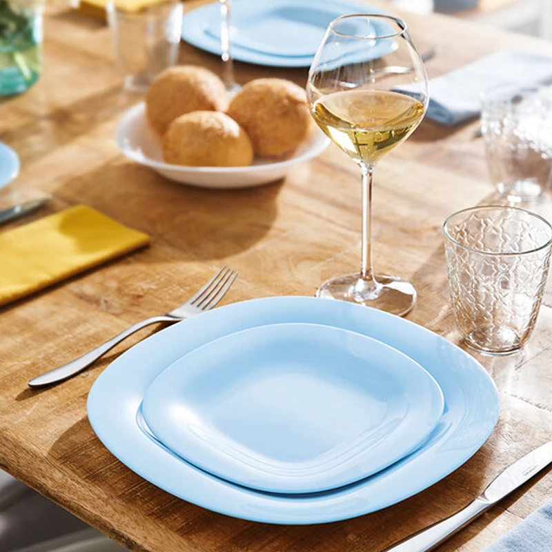 Luminarc Carine Light Turquoise Dessert Plate 19Cm 6Pcs P4246 3 Luminarc Carine Light Turquoise Dessert Plate 19Cm 6Pcs P4246
