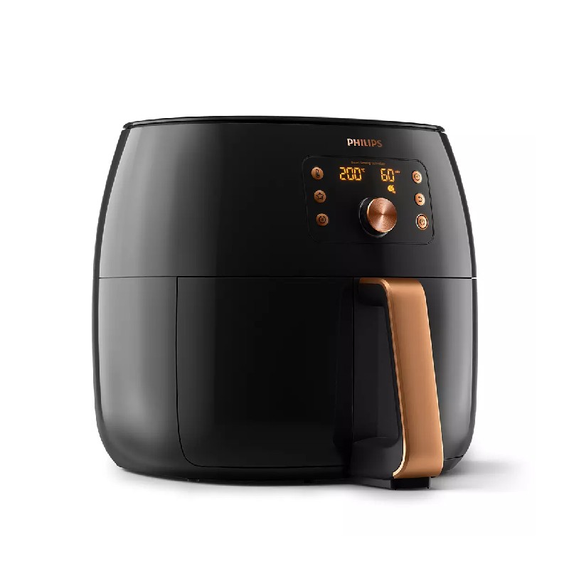 Philips Air Fryer Xxl, 7.3L, Automatic Shut Off, Cool Wal Exterior, Temperature Control, Smart Sensing Tecnology, Led Display, Patented Rapid Air Flow Design, Pre Set Cooking Function Hd9860