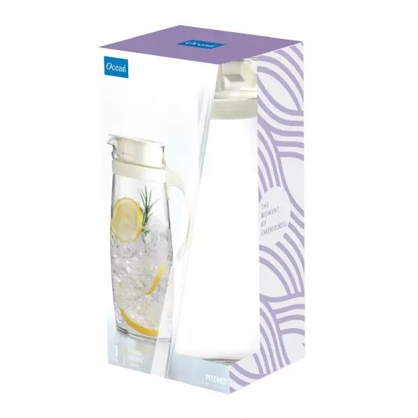 Ocean Jug Divano Pitcher 1660Ml Serve Pitcher 3V2055801G0044 White 3 Ocean Jug Divano Pitcher 1660Ml Serve Pitcher 3V2055801G0044 White