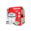 Nikai Rice Cooker 1.8L Keep Warm Function Teflon Coated Inner Pot 700W NR672N1 Aluminum Steamer Detachable Power Cord Indicator Lights