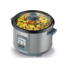 Kenwood Rice Cooker 2.8l Keep Warm Function Teflon Coated Pot 1000w Rcm71.000ss - Glass Lid Non Stick Stainless Steel Removable Cooking With Steam Basket Pot Indicator Lights