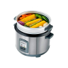 Kenwood Rice Cooker 2.8l Keep Warm Function Teflon Coated Pot 1000w Rcm71.000ss - Glass Lid Non Stick Stainless Steel Removable Cooking With Steam Basket Pot Indicator Lights