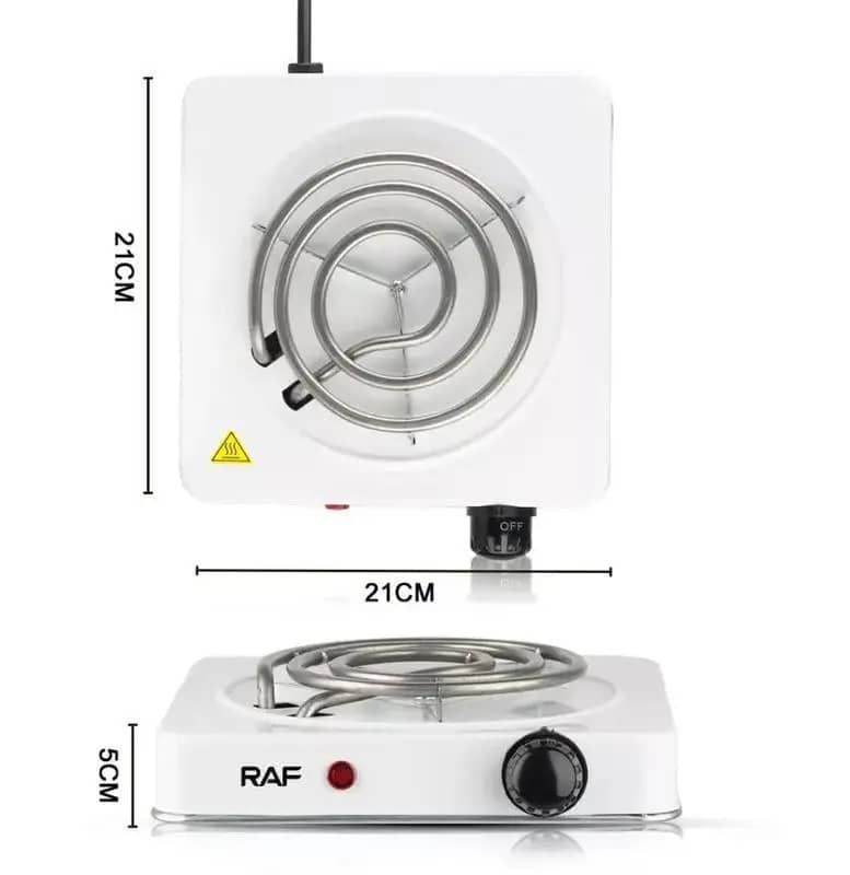 Raf Hotplate 8L 1000W Single Coil, Uniform Heat, Simple Operation 8010B 4 Raf Hotplate 8L 1000W Single Coil, Uniform Heat, Simple Operation 8010B