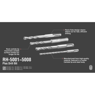 Ronix SDS Plus Drill Bit 7 x 160mm RH-5005