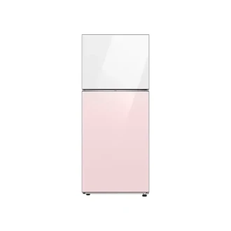 Samsung Refrigerator 393L Double Door Top Freezer Bespoke, SmartThings AI Energy Mode, Spacemax White/Pink RT38CB66218CUT