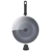 Tefal Natura Wokpan 28cm Non Electric B2269295 aluminium material heat indicator thermo signal stone effect coating made in france