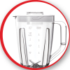 Moulinex Blender 2l Plastic Jug with Mini Chopper Blend Force 600w Lm422127 - 2 Plastic Jars Removable Blades Smart Lock Technology 2 Speeds With Pulse
