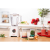 Moulinex Blender 2l Plastic Jug with Mini Chopper Blend Force 600w Lm422127 - 2 Plastic Jars Removable Blades Smart Lock Technology 2 Speeds With Pulse