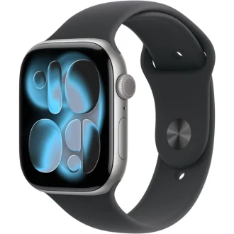 Apple Watch Series 11 46mm Space Grey Aluminium Case GPS Sport Band
