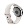 Google Pixel Watch 4 Wi-Fi 45mm - Polished Silver Aluminum with Porcelain Active Band