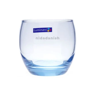 Luminarc Salto Solid Color Old Fashion Tumbler 6pcs 32cl/320ml Ice Blue J1584