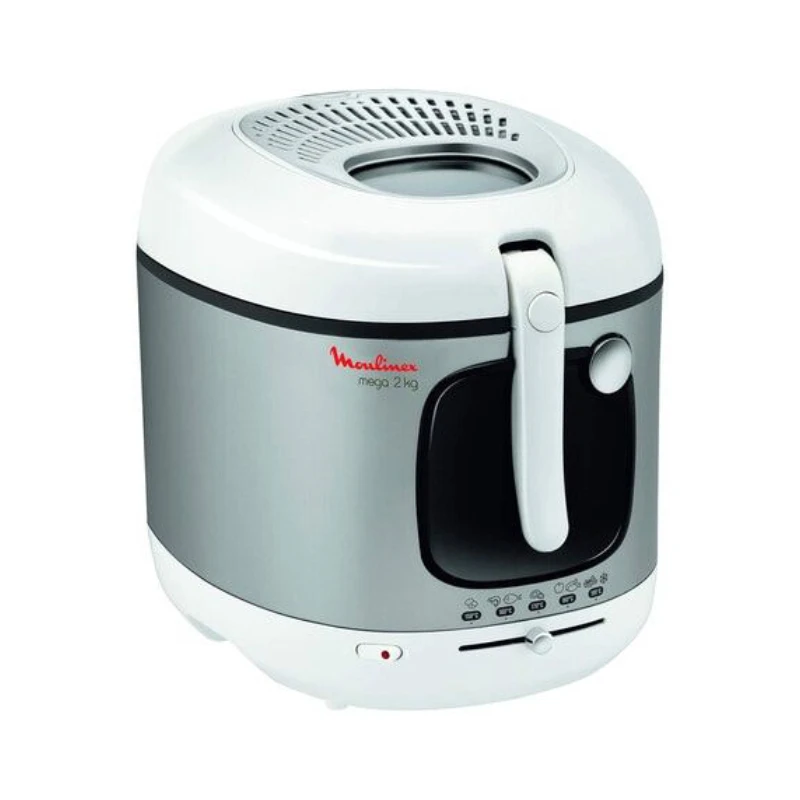 Moulinex Electric Deep Fryer 2Kg - Grey Am480027 2 Moulinex Electric Deep Fryer 2Kg - Grey Am480027