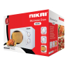 Nikai Microwave 23L Manual 5 Power Levels 800W NMO2309MW 35 Mins Timer Defrost Settings Cooking End Signal Pull Handle Door