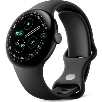 Google Pixel Watch 4 LTE 41mm - Matte Black with Obsidian Active Band