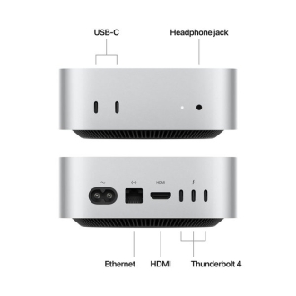 Apple Mac Mini M4 16GB/1TB 10 Core CPU & 10 Core GPU - Silver